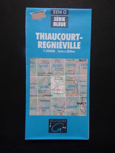 Carte ign série bleue 3314 - §,