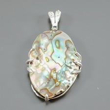 Pendentif coquille d'ormeau