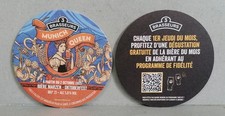 Sous Bock Bière 3 Brasseurs "MUNICH QUEEN" Brasserie Artisanale Française 