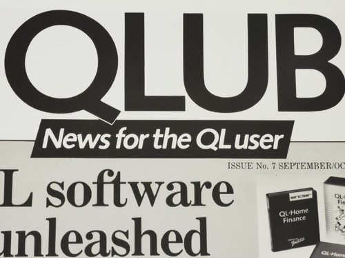 Sinclair qlub magazine - ql, ~