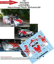 DECALS 1/43 REF 1133 PEUGEOT