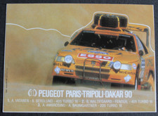 Autocollant / Sticker - DAKAR 90 - Peugeot 405 Turbo 16 - Vatanen