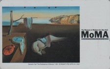 RARE TC JAPON - ART PEINTURE - DALI - MONTRES MOLLES - SPAIN PAINTING JAPAN pc