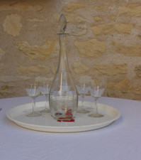 Service carafe + 5 verres
