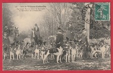 VILLERS-COTTERÊTS 02 - Chasse à courre, équipage Menier, gros plan animé - AISNE