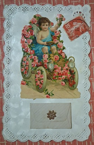 Cpa fantaisie angelot - cpa,