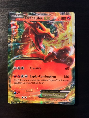 Carte pokémon dracaufeu ex - pokémon, :