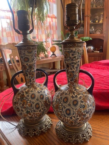 Pair gien faience - gien, vase
