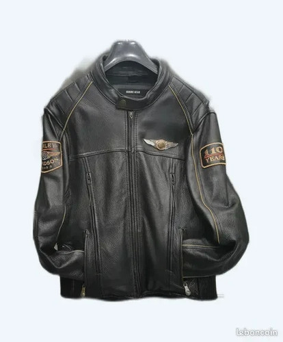 Blouson cuir moto harley - blouson,