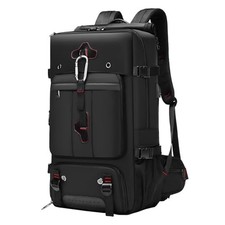 [shrradoo] Sac à dos zippé grande capacité 70L pour randonnée camping extérieur