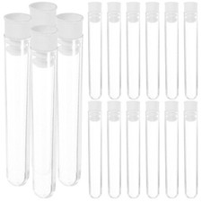  100 Pcs Tube Plastique Avec