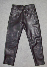 PANTALON 5 poches CUIR épais FEMME, motard, biker, Taille 42 - (PCH_043)
