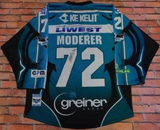 Maillot Shirt Trikot De Hockey Sur Glace Black Wings Linz Moderer 72 Tg. M