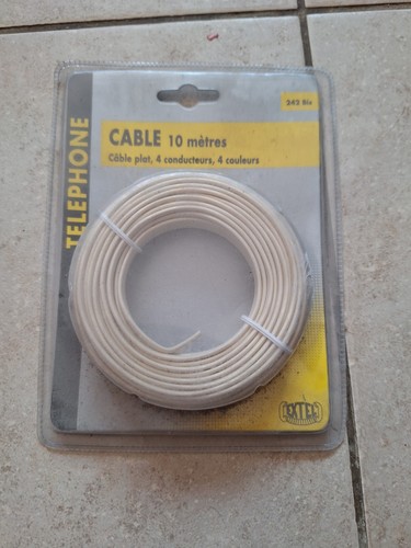Cable téléphone neuf - cable, 10
