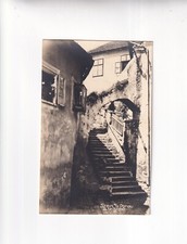 4679) PIERRE sur le DONAU - Ancienne ESCALIER - PHOTO CARTE POSTALE Franz Sed...
