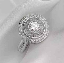 Bague de fiançailles style