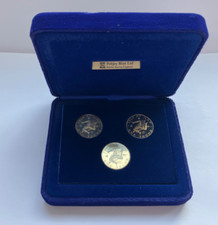 1979 Île de Man Argent Preuve Die D, BB & Bu Die Aa 0.5kg Pièce de Monnaie Kit