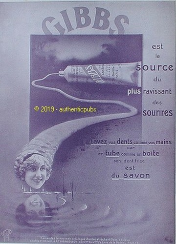 Publicite gibbs savon - publicite,