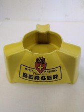 Cendrier Berger Midi 7 Heures Ancien / Vintage Anisette rare