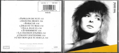 Titres france gall - cd,