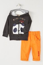 Ensemble bébé garçon Lee Cooper, Mickey. Couleur gris. Cadeau pour bébé de