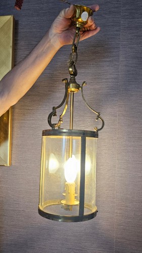 Lustre bouillotte lampe - lustre, (ou