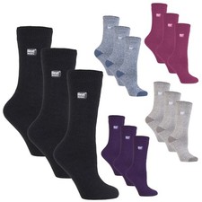 Heat Holders Lite - 3 Paires Chaussettes Femme Hiver Chaussettes Habillées
