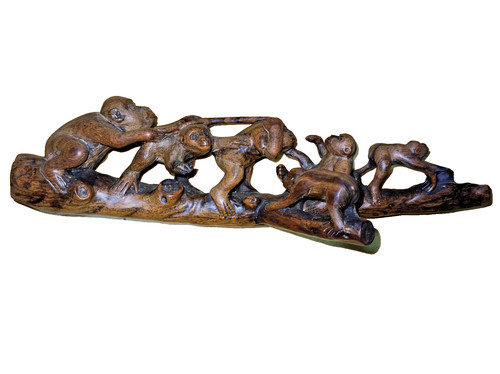 Okimono japon antique buis - japon, en