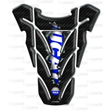 Protège Réservoir  "Top Wings Rip" carbon look/bleu adapté pour Ducati Monster
