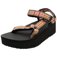 Sandales Teva Plates Forme Universale Noir Multicolore Femme - 38 EU