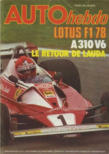 Auto hebdo 09 1976 - n°29, 16/09/1976