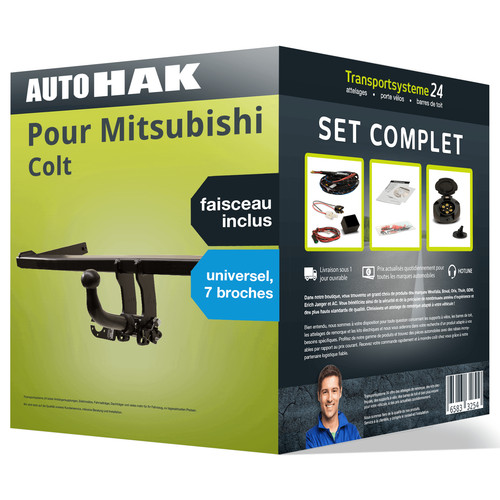 Attelage pour mitsubishi colt - mitsubishi,