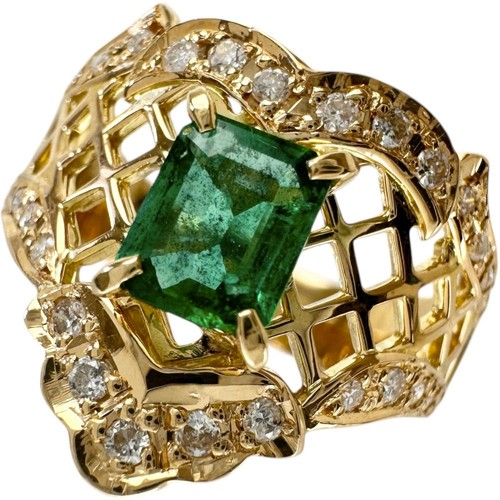 Bague emerald 0 45ct - us, 0.45ct