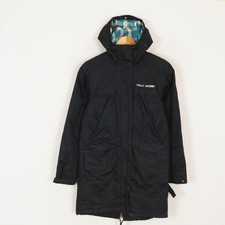 Veste parka femme HELLY HANSEN taille XS à capuche noire rembourrée polyester...