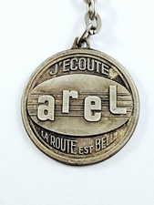 PORTE-CLES - AUTO RADIOS AREL - Métal Vintage Années 60 - GARAGES -