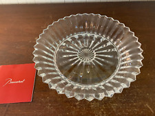 Assiette  à salade modèle Mathias Mille nuits en cristal de Baccarat