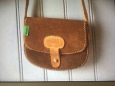 SAC A BANDOULIERE TANN'S DAIM BRUN .( V/F)