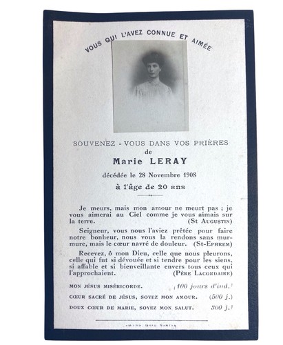 Faire part décès avec - faire,