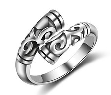 Femme Fille Bague femme argent