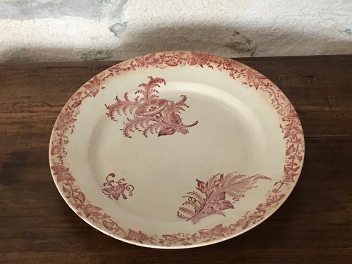 Ancienne assiette dessert - ancienne,
