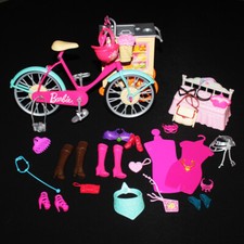 Vélo chariot à glaces et accessoires Barbie Mattel