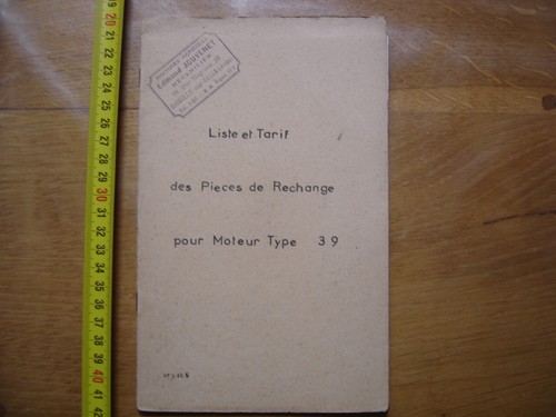 Ancien manuel liste - manuel, tarif
