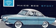 Catalogue brochure Maico 500 Sport 1958 Anglais English