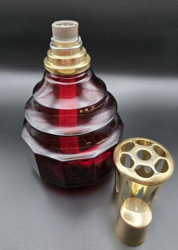 Lampe berger red with gold - lampe,