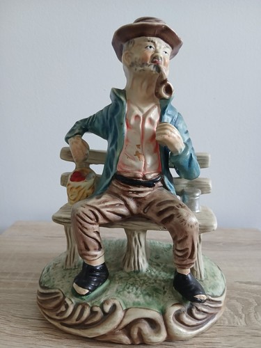 Figurine vintage clochard sur
