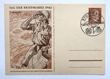 Carte Tag Der Briefmarke 1942