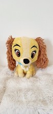 Peluche Lady Disney La Belle et le Clochard 28 cm marron beige douce officielle