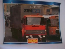 Carte fiche camion tracteur - carte,