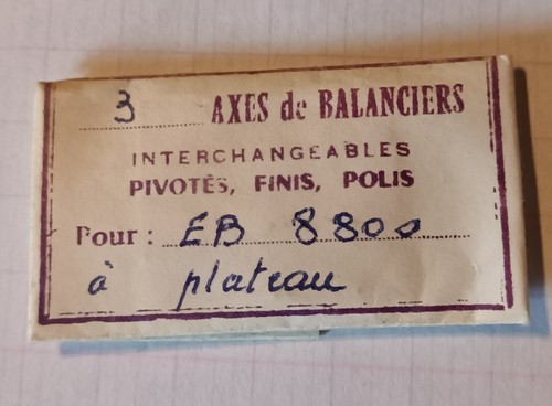 Axe balancier unruhwelle - de,