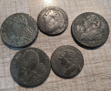 LOT DE 5 MONNAIES LOUIS XVI